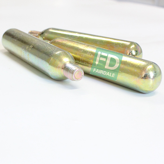 high pressure gas cylinder co2 cartridge 16g threaded for life jackets refillable 33g co2 cartridge