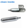 Refillable Micro Gas Cylinder Non Thread Unthread 12g Co2 Capsules 12 Co2 air Cartridges Canisters