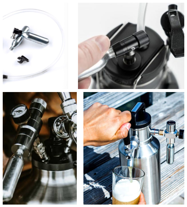 beer 16g co2 cartridges threaded