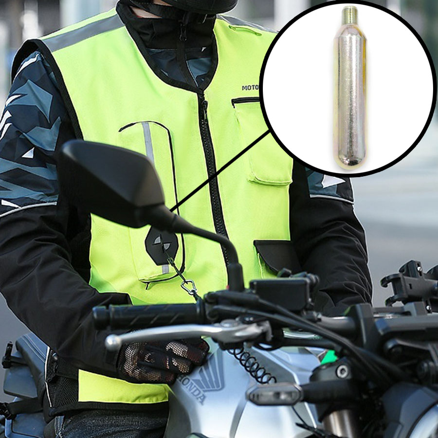 Co2 Cartridge Threaded 38g 45g For Airbag Jacket Motorcycle Airbag Vest